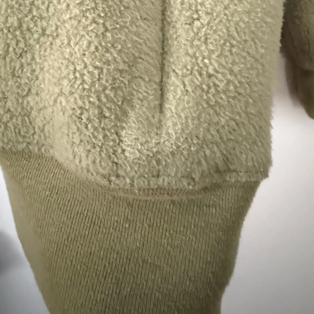Alo Yoga Olive Green Sherpa Hoodie Size Small